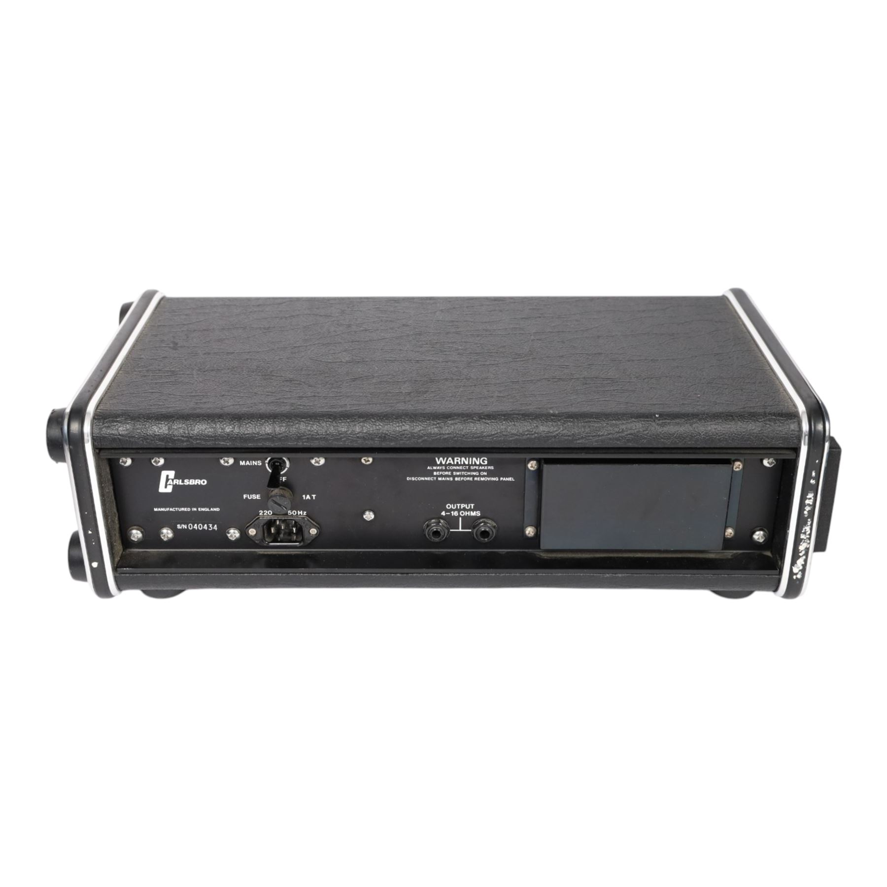 Carlsbro Cobra PA head and Carlsbro 1 x 10 1 Horn PA speaker, speaker H48cm