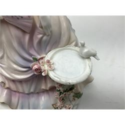 Coalport figure, Secret Garden, designed by Sue McGarrigle, with original box and certificate of authentication, H26cm