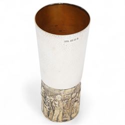 AURUM - The York Minster parcel gilt silver goblet by Hector Miller commemorating 500th Anniversary of the completion of York Minster and completion of the restoration  H17cm London 1972, limited edition 421/500 in original box
