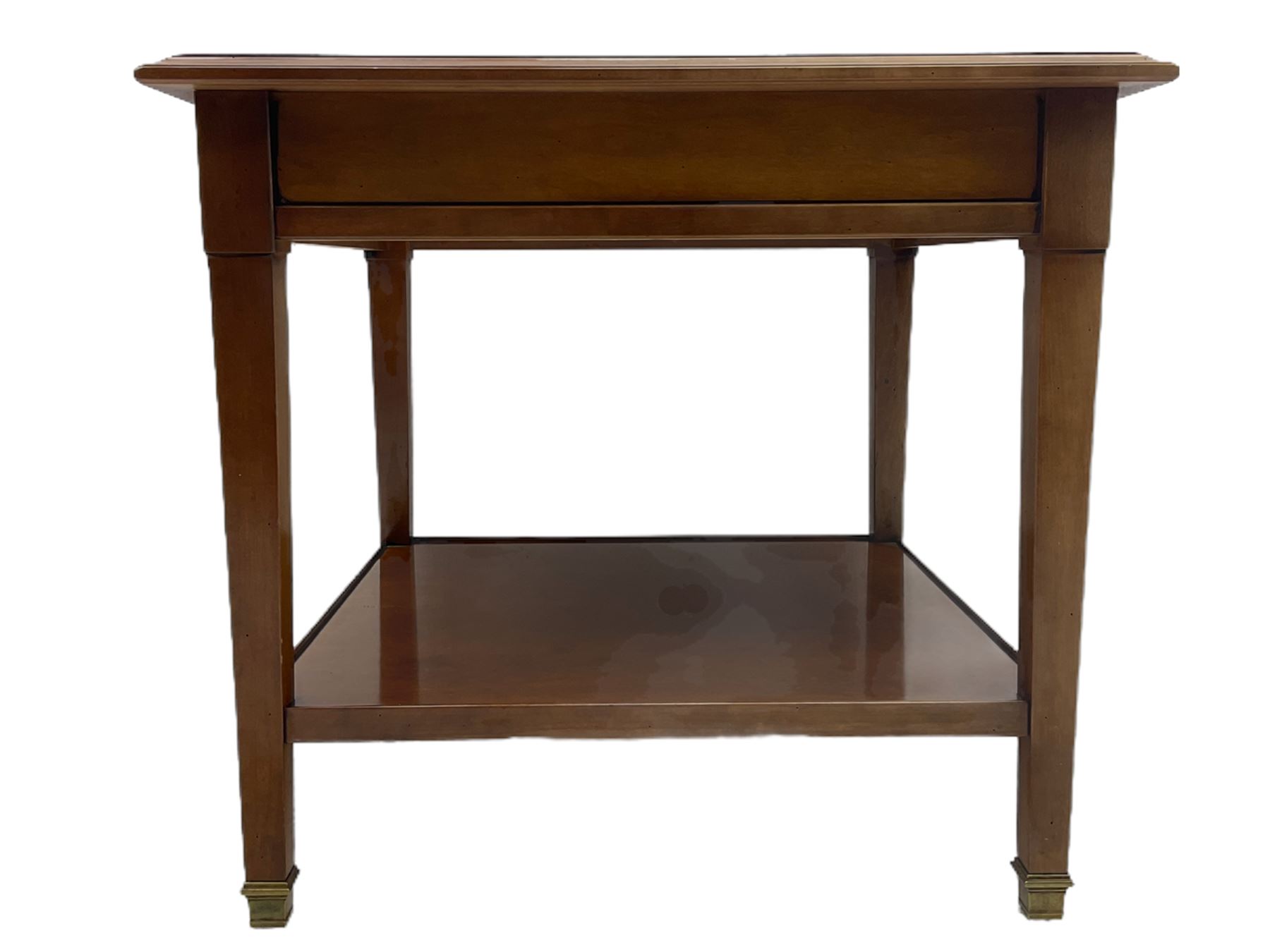 Grange Furniture cherry wood square lamp table