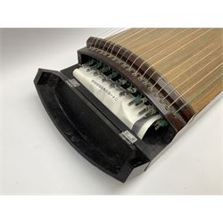 Japanese koto18-string half-tube zither with tuning key and instructions (Japanese text) L115cm