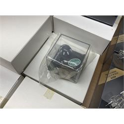 Heritage - thirty-five die-cast model racing cars comprising twenty-five Heritage Formula 1 1:43 scale models including Ferrari, Lotus, Yamaha etc; and ten Special Edition models including Williams Renault Ayrton Senna, David Coulthard and IndyCar, etc with certificates; and a Heritage Classics Damon Hill helmet; all in display boxes, many with original packaging (36)