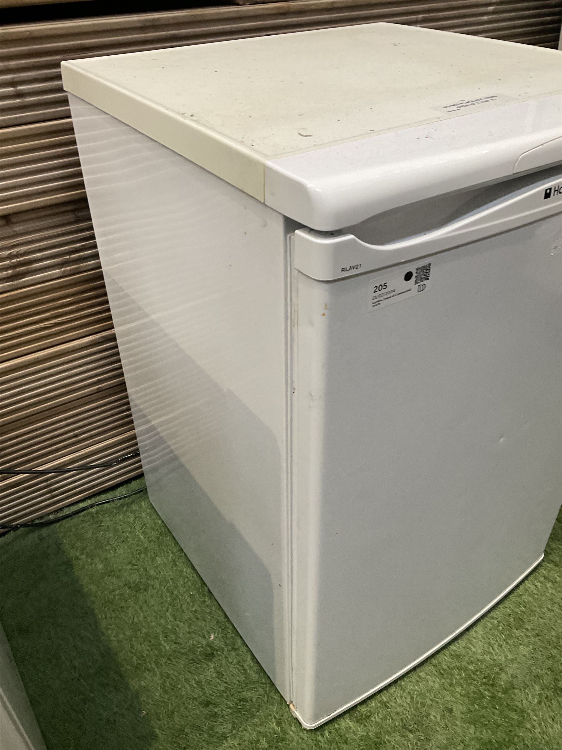 Hotpoint RLAV21 under counter fridge  - THIS LOT IS TO BE COLLECTED BY APPOINTMENT FROM DUGGLEBY STORAGE, GREAT HILL, EASTFIELD, SCARBOROUGH, YO11 3TX