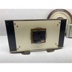 Metamec mantle clock together with Jantar chess clock and to other clocks 