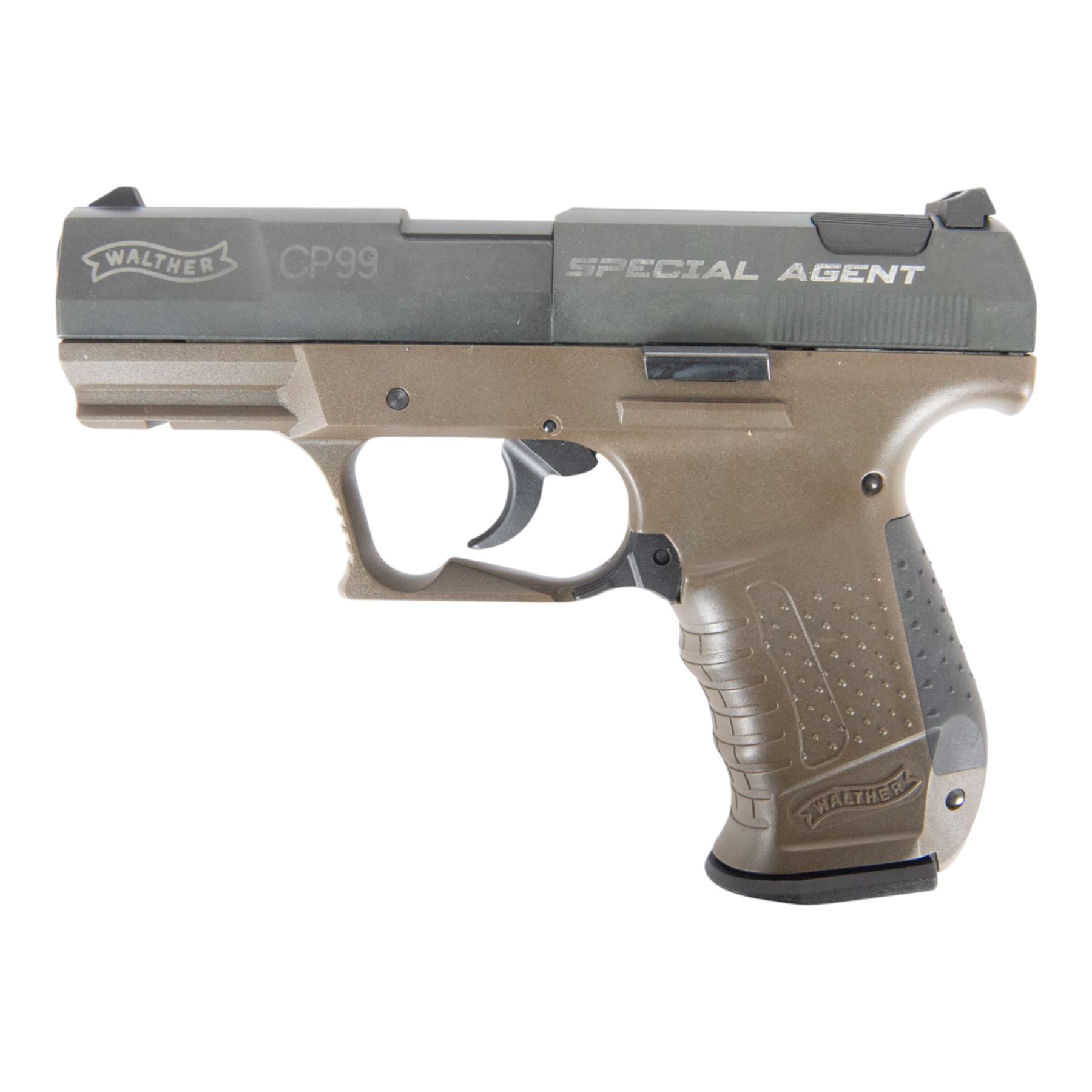 Walther CP99 air pistol,.177 calibre, serial no J161471496, with a hard-shell case  