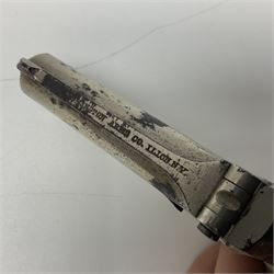 Remington .41 rim-fire over-and-under double barrel Derringer pistol, with 7.5cm(3