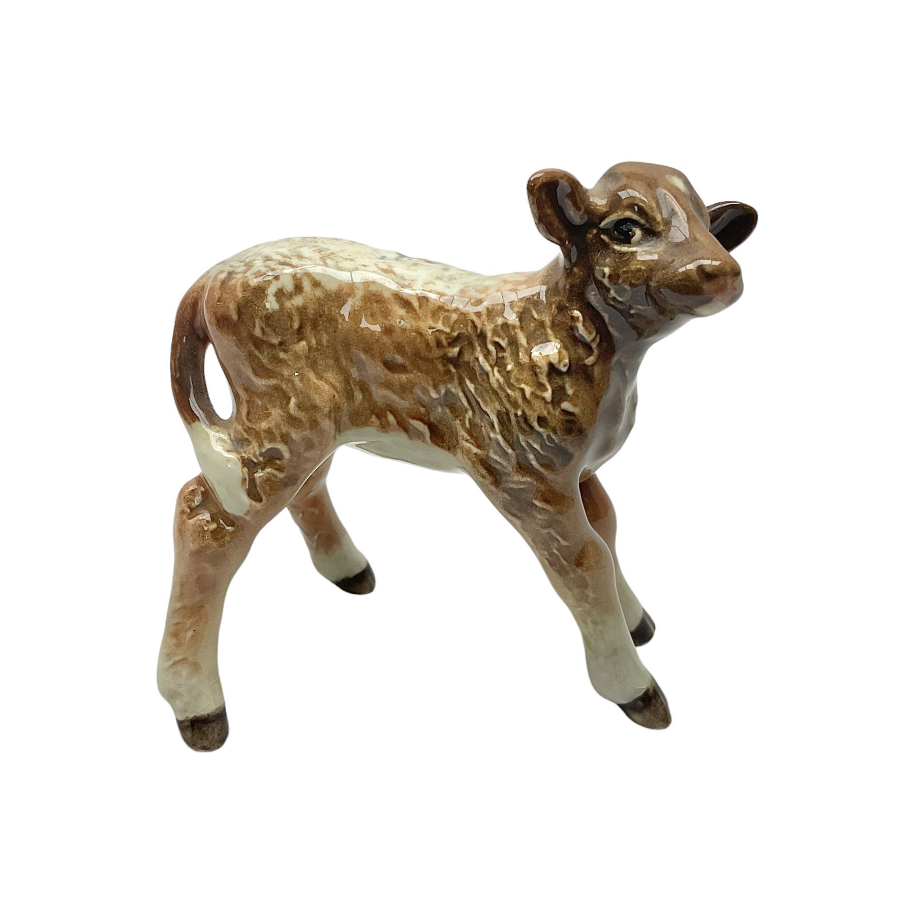Beswick Shorthorn Calf no 1406, with printed mark beneath