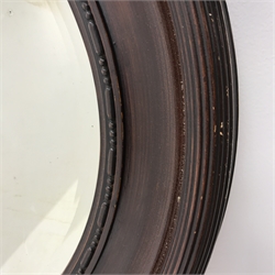 Oval bevel edge mirror, W89cm, H65cm