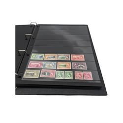 Mostly King George VI and Queen Elizabeth II Commonwealth or Empire stamps, including QEII British Solomon Islands, Pitcairn Islands, Seychelles, Sierra Leone, Mauritius, Guernsey etc, KGVI Turks and Caicos Islands, Falkland Islands Dependencies etc, mixture of mint and used values with some higher values