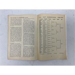 1937 FA Cup Final programme Preston North End v Sunderland, played 1st May 1937 at Wembley during the Coronation year of George VI; ink signature to front cover F. O'Donnell the name of Preston North End's centre forward