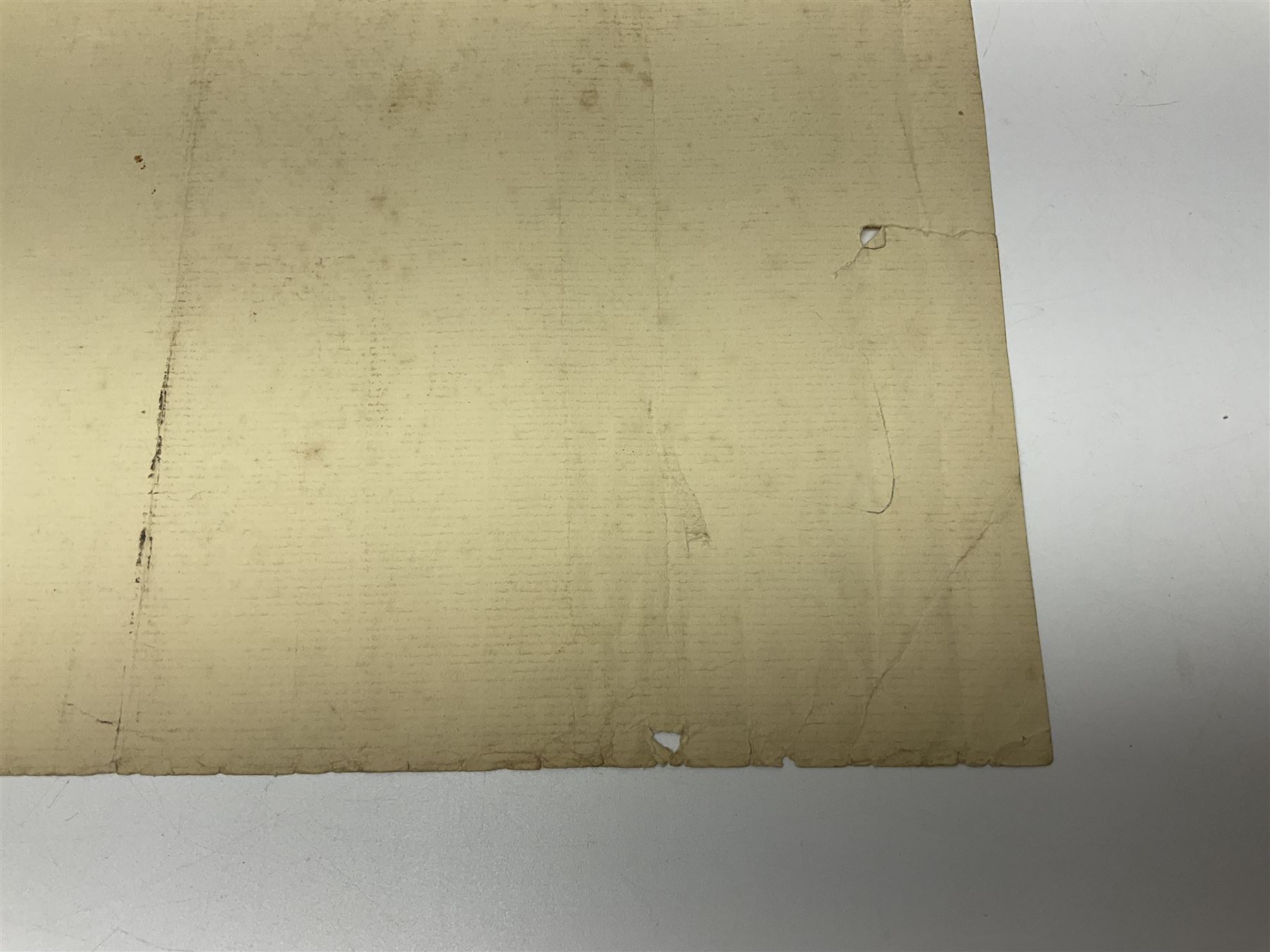 German monochrome 'Gestapo' poster, probably post-WW2, depicting the head of a grim faced Gestapo officer in uniform 55 x 42cm; unframed