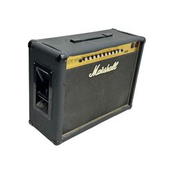 Marshall JCM 900 Model 4102 100W Hi Gain Dual Reverb guitar amplifier with Marshall pedal, amp H50cm