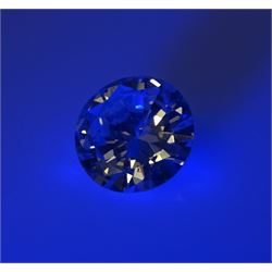 Loose round brilliant cut diamond of 2.49 carat, SI2 clarity, I colour, with World Gemological Institute Certificate 