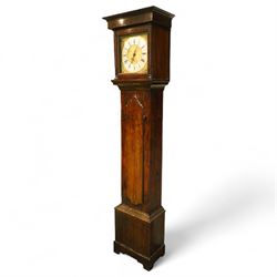 Jonas Barber of Winster (Westmoreland), provincial mid-18th century ash and oak cased 30-h...
