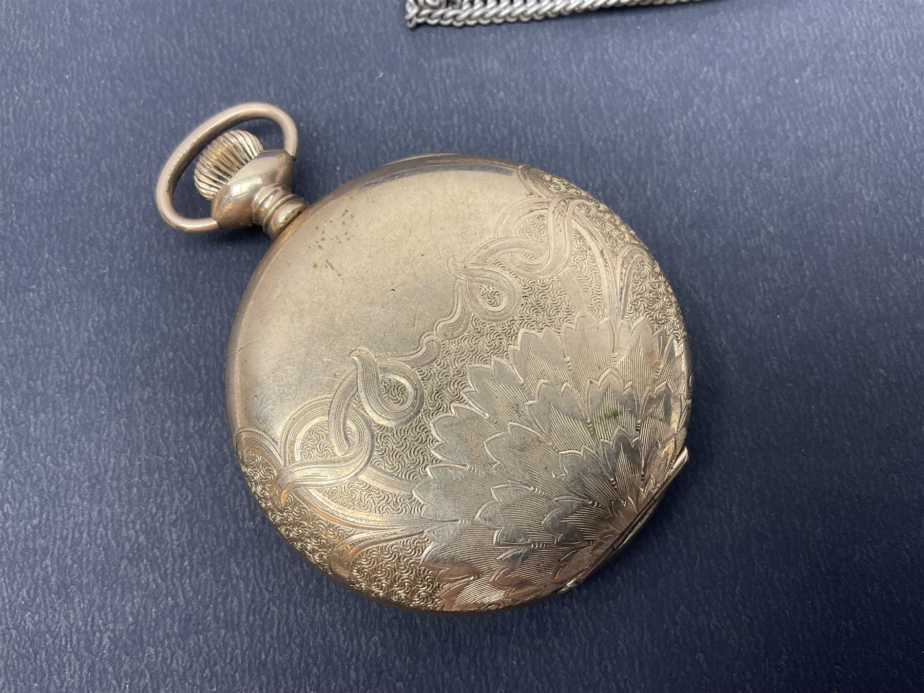 Gold plated Admiral full hunter pocket watch, together with a silver open face pocket watch, carnelian signet ring, Timex wristwatch, rolled gold Parker propelling pencil, Ronson Varaflame lighter and a plated cigar cutter