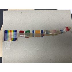 Representative display of five WWI Campaign Stars and Medals to different recipients comprising 1914 'Mons' Star to 13800 Gnr. R. Pexman R.F.A.; 1914-15 Star to TS822 F. Bage T.R. R.N.R.; British War Medal to 90461 Dvr. A.A. Cross R.A.; Mercantile Marine Medal to Patrick J. Magrath; and Victory Medal to 2657 Cpl. W.R. Kenny Norf. Yeo.; all with ribbons (5)