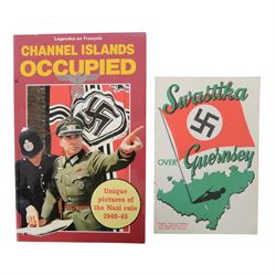 Guernsey Weekly Press, Tuesday May 15th 1945, together with two books on the occupied Channel Isles
