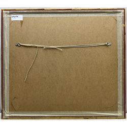 Rowland Henry Hill (Staithes Group 1873-1952): Gondoliers on the Grand Canal - Venice, watercolour signed and dated 1912, 36cm x 44cm