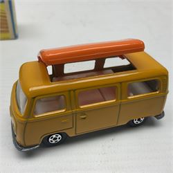 Matchbox 1-75 Series 'Superfast' ex-shop stock - eight models comprising 9e AMX Javelin, 13e Baja Buggy, 14d Iso Grifo, 19e Road Dragster, 22d Freeman Intercity Commuter, 23e Volkswagen Camper, 27e Lamborghini Countach and 29d Racing Mini; all boxed (8)