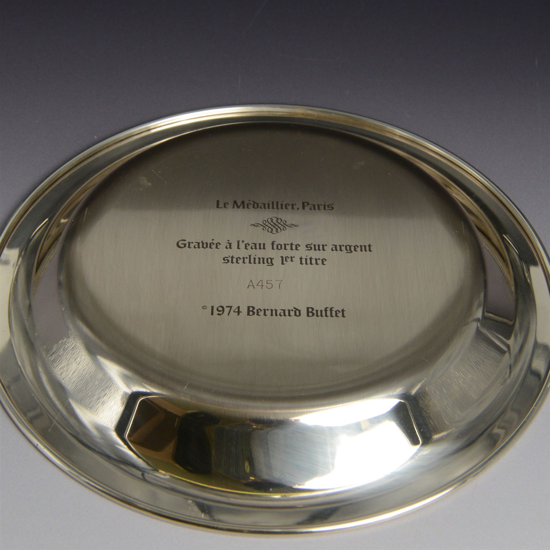 Two modern silver collectors plates | Silver | 146332