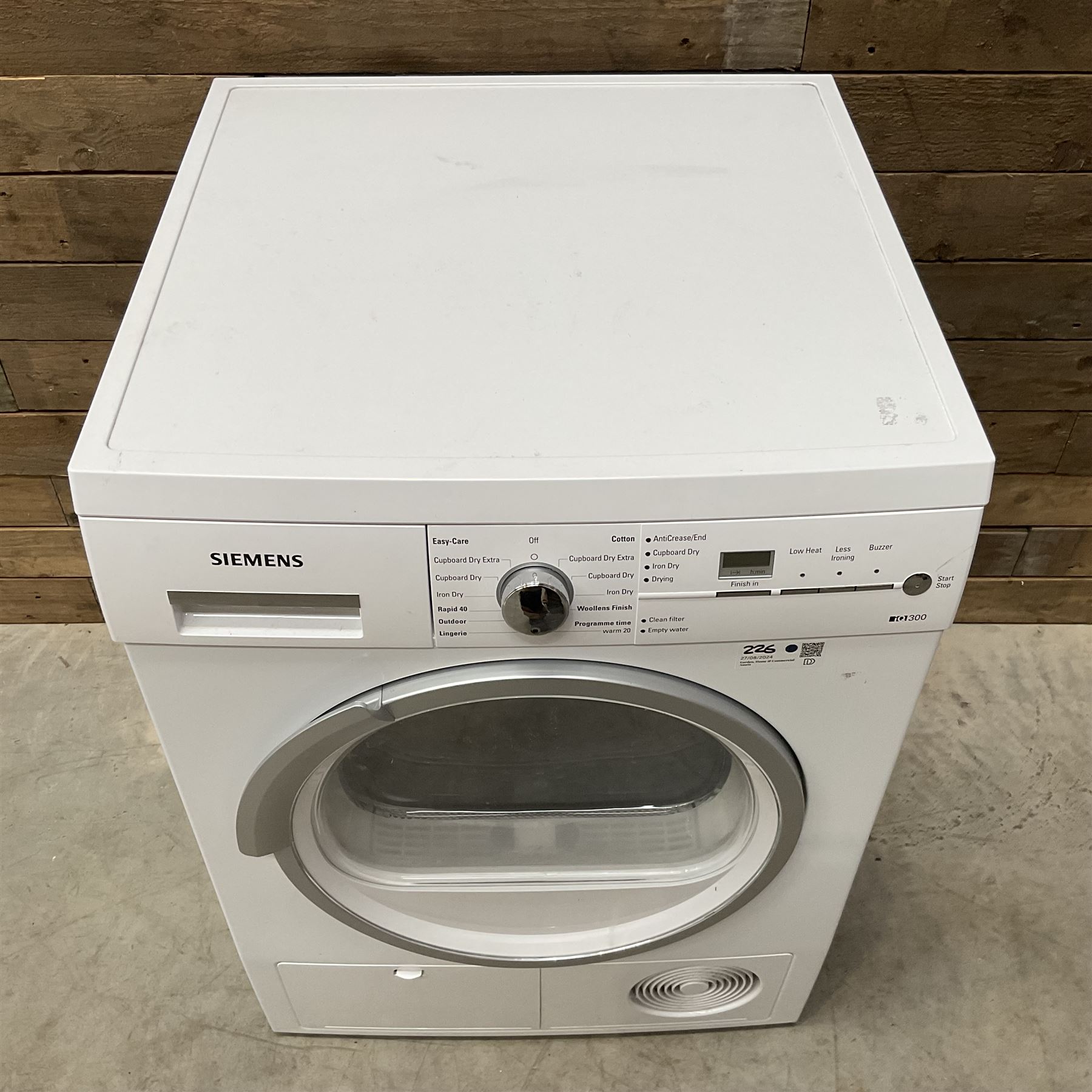 Siemens iq300 tumble dryer 