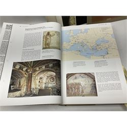 Group of art reference books and folios to include Ars Sacra Christian Art and Architecture of the Western World and Albert Anker 1831-1910, etc 