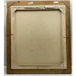 Michael J Whitehand (British 1941-): Galleon at Sunset, oil on canvas signed and dated '79, 72cm x 62cm