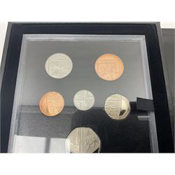 The Royal Mint United Kingdom 2016 proof coin set collector edition, cased with certificate