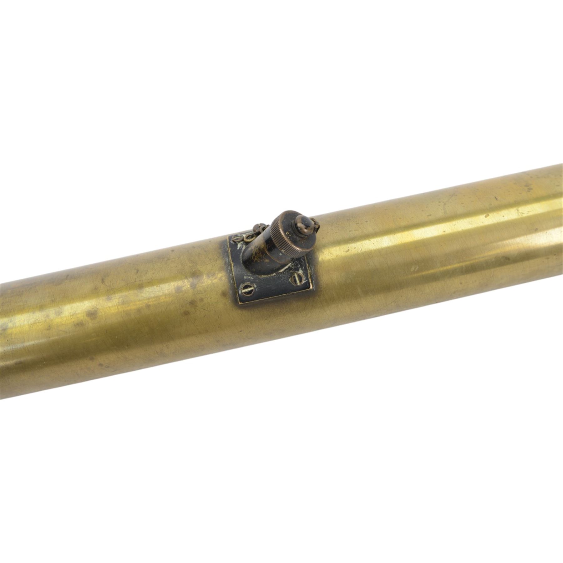  Ottway & Co military sighting scope in a case inscribed 'W.Ottway & Co Ltd 1916 Power 6', together with another Ottoway sighting scope 