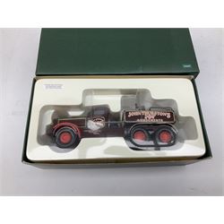 Corgi Premium limited edition - three Showman's Collection die-cast models comprising 07413 John Biddall Funfair Land Rover; 16602 Jennings Scammell Highwayman Ballast and Dodgem trailer; and 55609 John Thurston Diamond Ballast; together with three British Rail models comprising CC11606 Albion Reiver Platform Lorry and Tank Container Load; CC11301Scammell Scarab; and CC11001 Thames Trader Flatbed; all boxed (6)