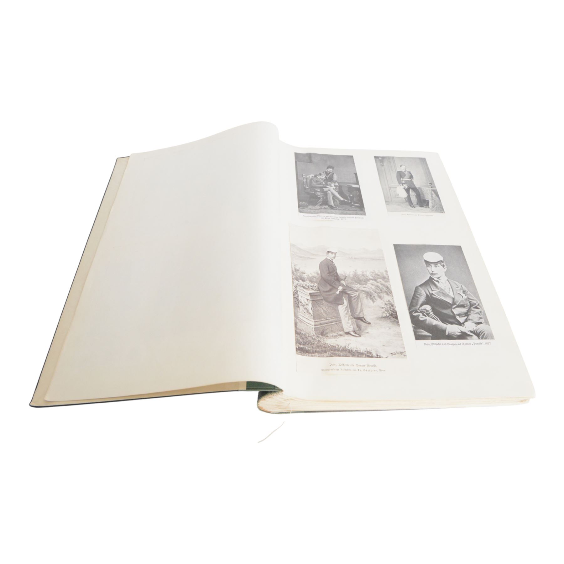 Kaiser Scrap book  with photograph and print clippings 
