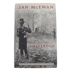 Ian McEwan signed first edition books, comprising Waterstones Edition On Chisel Beach, Solar, Atonement, Amsterdam, Saturday and Lessons