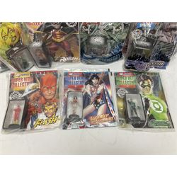 Eaglemoss DC Comics Super Hero Collection - sixteen magazines with models each as issued in unopened plastic bags (16)
