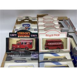 Large collection of Lledo/ Days Gone and other die-cast models including Promotional Models, Golden Age of Steam, XIII Commonwealth Games Scotland 1986, Royal National Lifeboat, Royal Mail, RAC and others, all boxed (66)