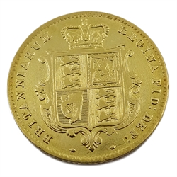  Queen Victoria 1860 gold half sovereign  