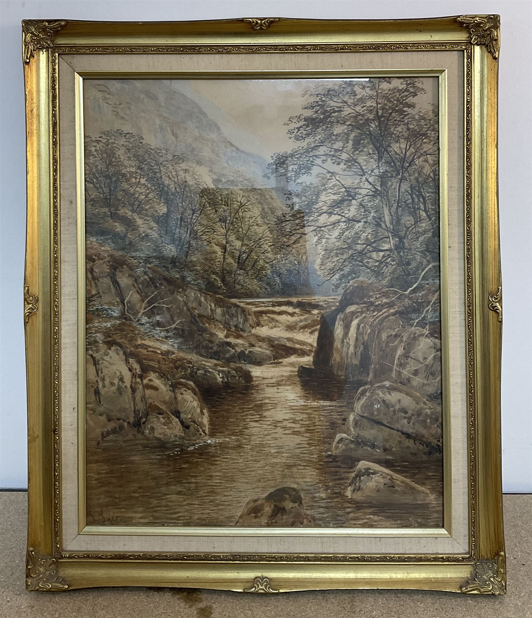 John C Syer (British 1844-1912): Landscapes, approximately twenty watercolours variously signed and titled, max 38cm x 58cm (qty)