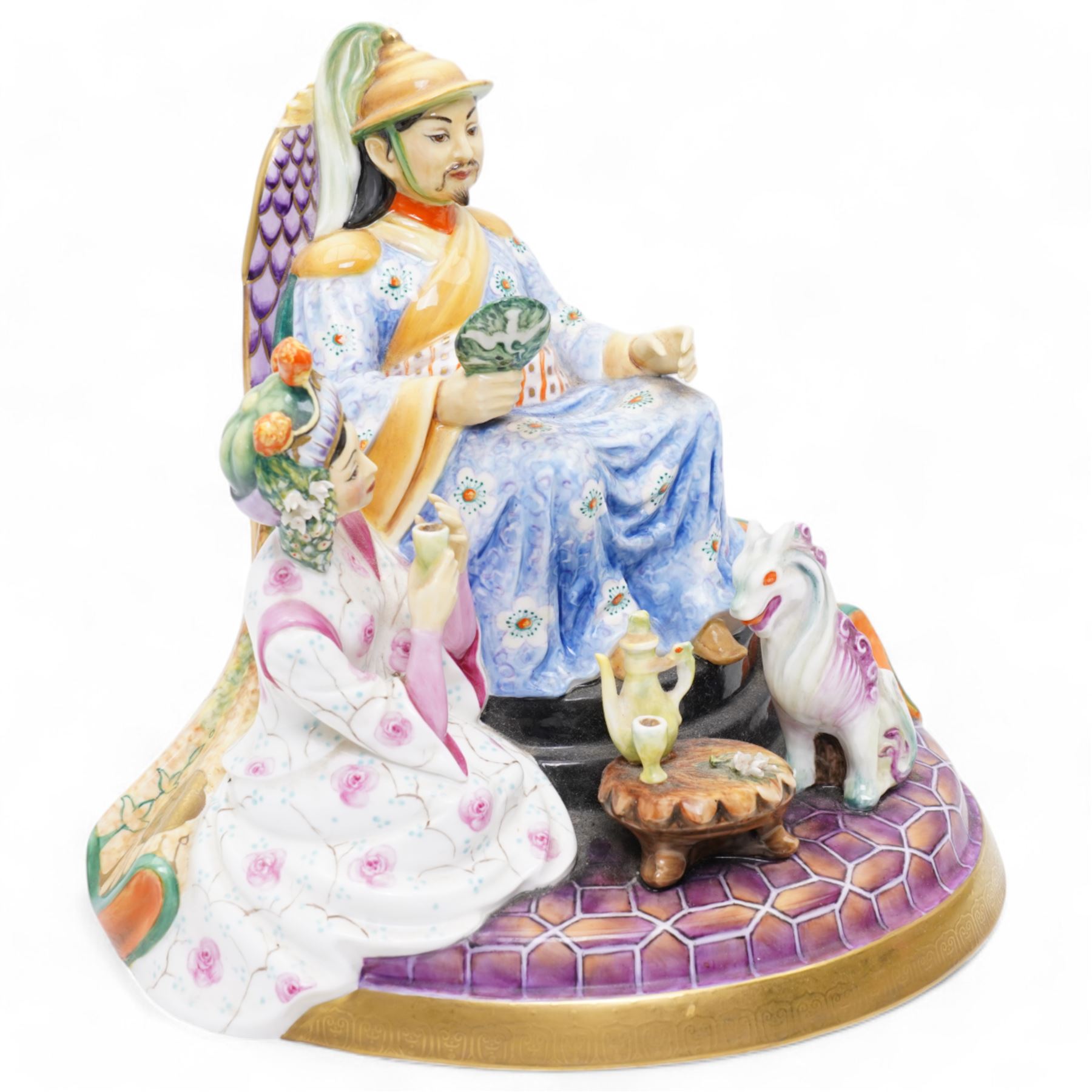 Peggy Davies 'The Kublai Khan' figure, limited edition no. 15/100, H22cm