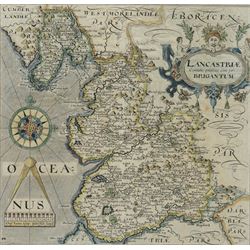 Gulielmus Hole (British ?-1624) and Christopher Saxton (British 1540-1610): 'Lancastriae C...