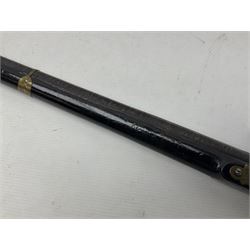 19th century Arabian(?) jezail flintlock musket, approximately 28-bore, the 137cm(54