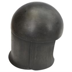 Selection of reenactment related items, including Archers sword, helmet and shield, with another helmet and chain mail 