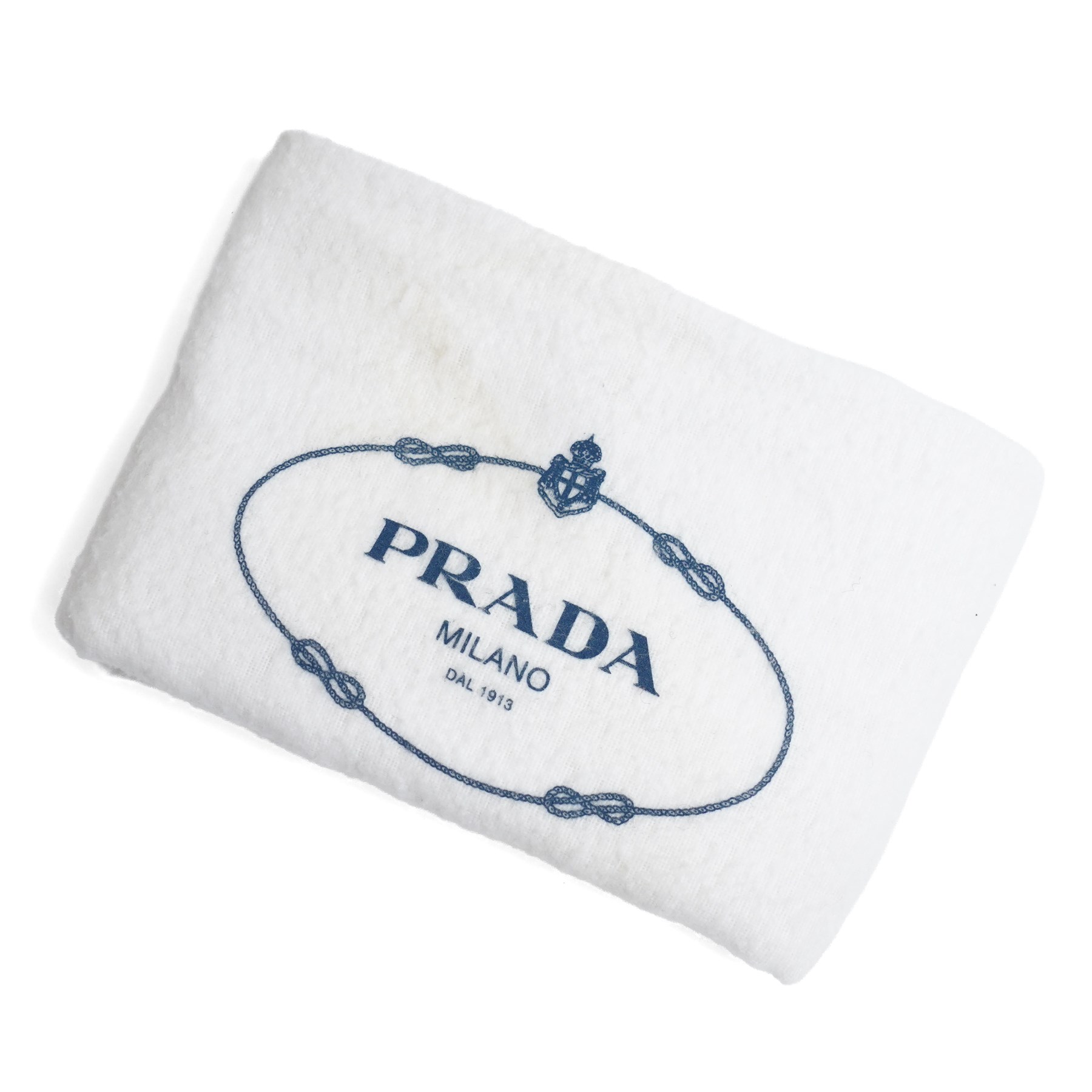 Prada - Vitello Daino shopping tote in Talco pebbled calf leather with contrasting black piping, the softly structured body with twin rolled handles, detachable and adjustable shoulder strap, zip fastening, silver-tone hardware and triangular Prada Milano logo plaque, with original product tag, authenticity card and dust bag