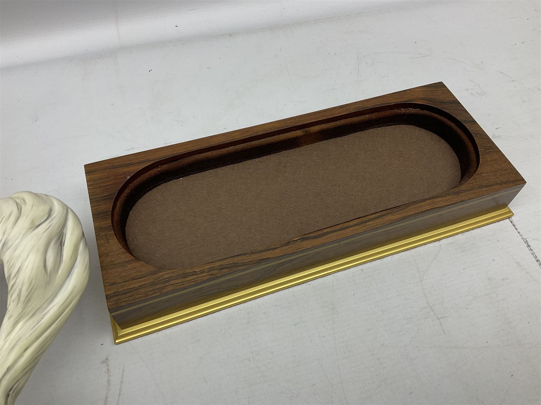 Royal Worcester 'Napoleon Bonaparte', model No. RW3860 by Bernard Winskill, limited edition 747/750, on wooden plinth with title plaque, framed certificate and box, H41cm