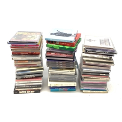 A collection of approximately sixty CD's, to include a quantity of Northern Soul compilations, Genesis, Eagles, Johnny Cash, Janis Joplin, Metallica, Morrissey, The Smiths, etc. 