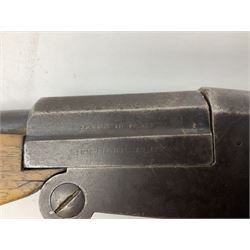 Italian Boehler Blitz .410 folding single barrel shotgun, walnut stock with 70cm barrel, chequered grip and fore-end with cross action safety, No.1779, L112cm overall SHOTGUN CERTIFICATE REQUIRED