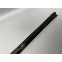 19th century Arabian(?) jezail flintlock musket, approximately 28-bore, the 137cm(54