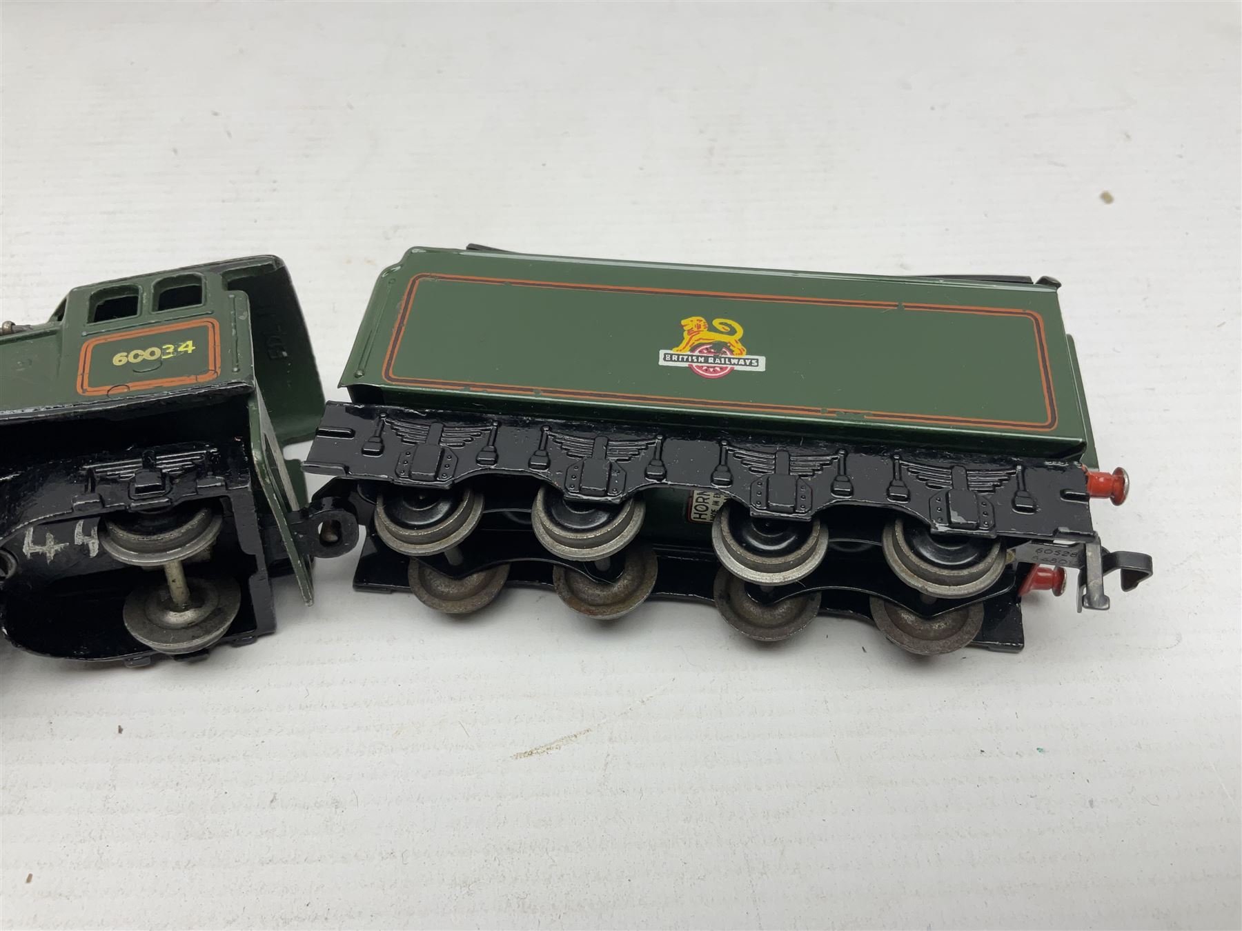 Hornby Dublo - 3-rail - EDL2 Duchess Class 4-6-2 locomotive 'Duchess of Atholl' No.6231 in LMS maroon; Class A4 4-6-2 locomotive 'Silver King' No.60016 in BR green with associated tender; and re-named Class A4 4-6-2 locomotive 'Lord Faringdon' No.60034 in matt green and BR gloss green tender; each in modern collector's plain blue box (3)