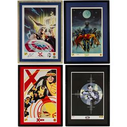 Four limited edition Dynamic Forces Marvel prints, comprising Universe X Premiere lithogra...