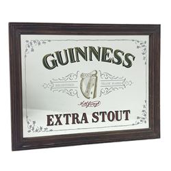 Guinness advertising mirror, W63cm H48cm