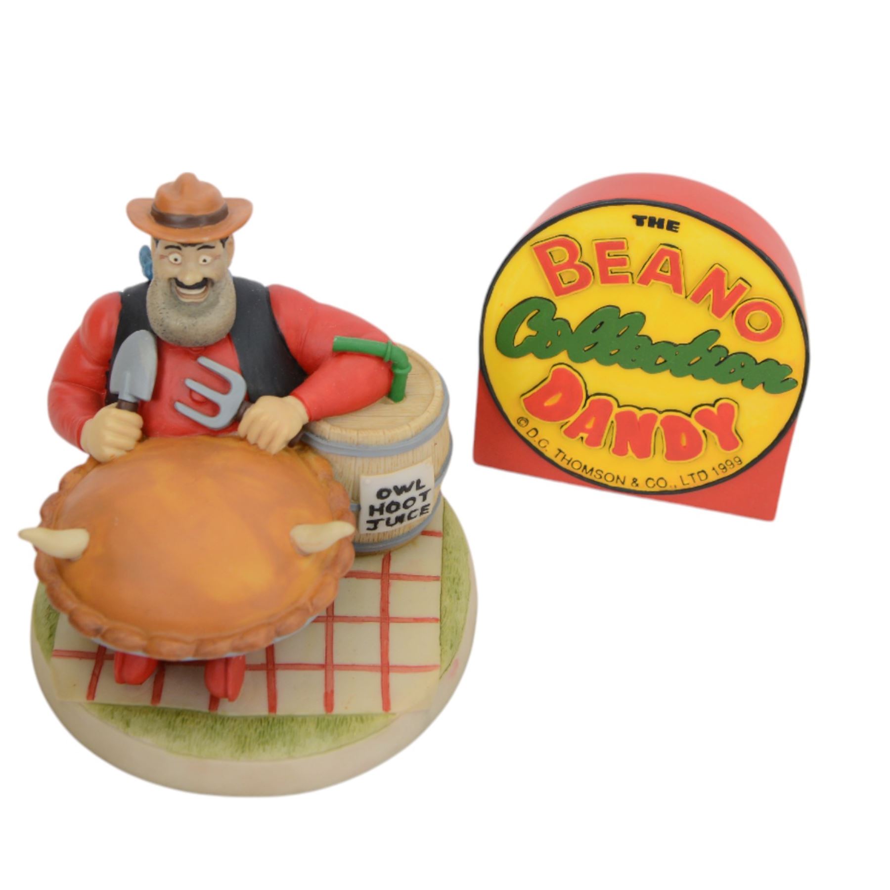 Thirteen Robert Harrop Beano Dandy Collection figures, including Desperate Dan, Little Plum, Oops, Spotty and Gnasher Fan etc, all boxed 