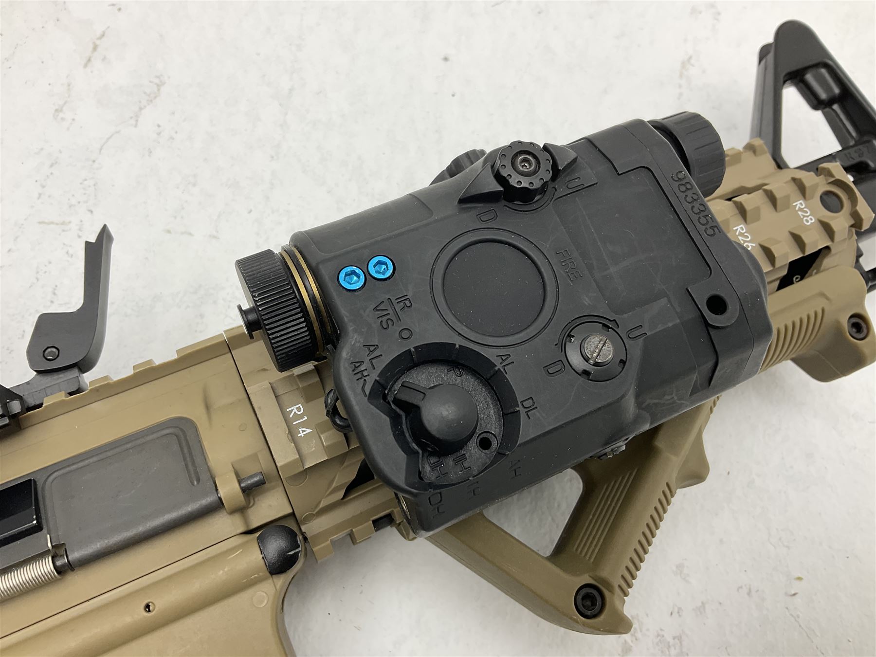 Combat Machine lithium battery powered airsoft BB rifle, AEG